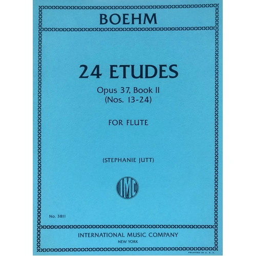 Bohm 24 Etudes Op 37 BK 2 Nos 13-24 for Flute Solo