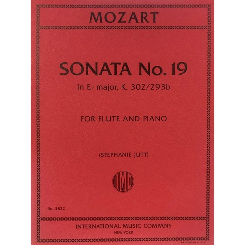 Mozart - Sonata No. 19 in E Flat Major K 302 for Flute and Piano