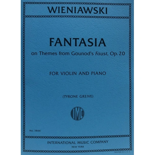 Wieniawski - Fantasia on Themes from Gounod's Faust Op. 20 for Violin and Piano