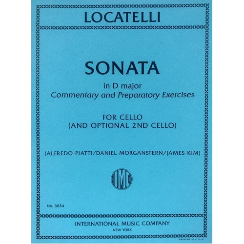 Locatelli - Sonata in D Major Commentary and Preparatory Exercises for Cello
