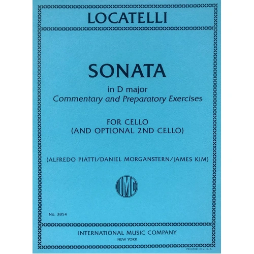Locatelli - Sonata in D Major Commentary and Preparatory Exercises for Cello