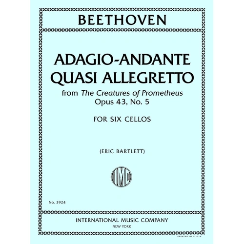 Beethoven - Adagio Andante from The Creatures of Prometheus for 6 Cellos