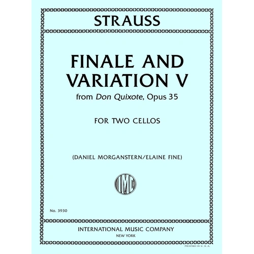 Strauss - Finale & Variation V from Don Quixote Op. 35 for 2 Cello Duet
