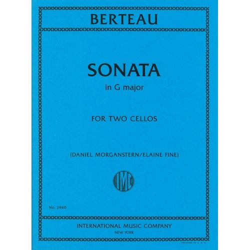 Sonata in G Major for 2 Cellos by Berteau Martin and Giovanni Battista Sammartini