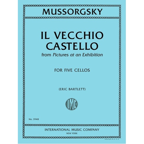Mussorgsky - Il Vecchio Castello for 5 Cellos Arrangement