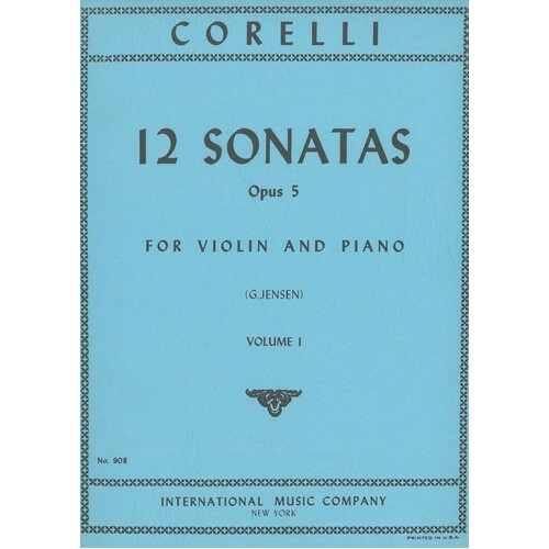 Sonatas 12 Op 5 Book 1 Nos 1 To 6 Violin Piano (Softcover Book)