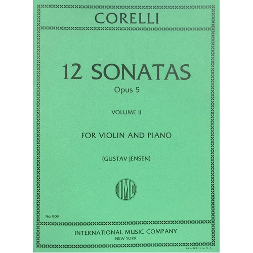Corelli - Twelve Sonatas Op. 5 Vol 2 Nos 7-12 for Violin and Piano