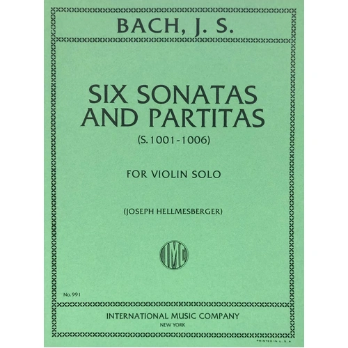Sonatas and Partitas for Solo Violin, BWV 1001-1006, Arranged by Hellmesberger