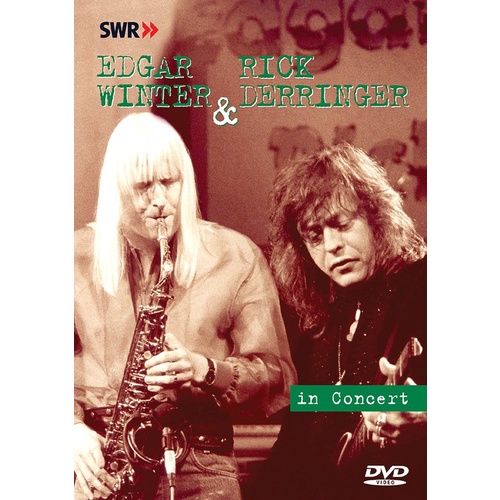 Edgar Winter And Rick Derringer In Concert DVD Book