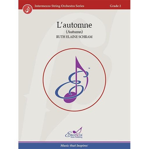 Schram L'automne String Orchestra Grade 2 Score and Parts