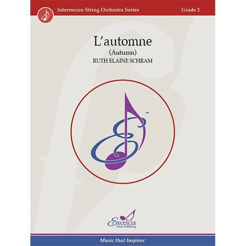 Schram - L'automne - String Orchestra Grade 2 Score and Parts