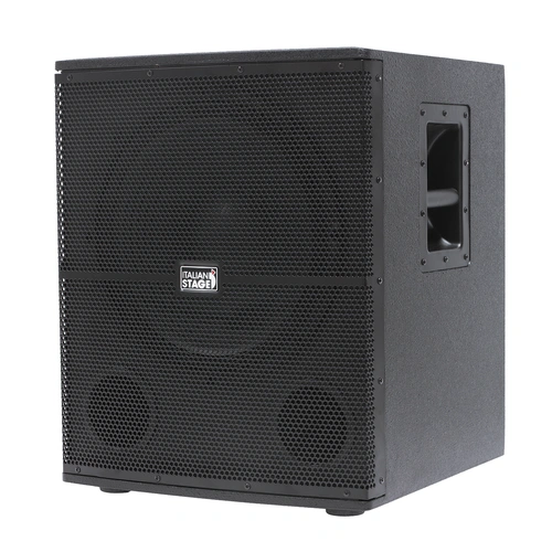 Italian Stage 15" Active Wooden Subwoofer ISS115A with 350W RMS and 700W Peak Power