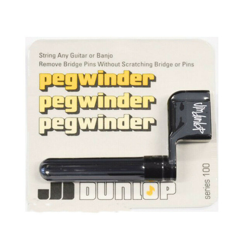 Dunlop Guitar String Winder with Bridge Pin Remover