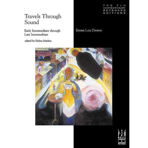 Diemer - Travels Through Sound for Piano by Emma Lou Diemer, Piano Solo, FJH Music Company, 1 Page