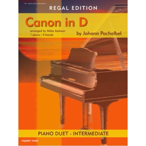 Canon In D 1P4H Piano Duet Book