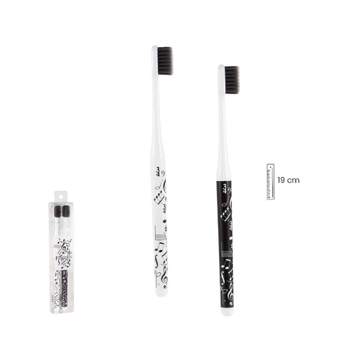 Two Musical Note Clef Toothbrushes