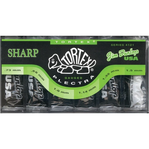 Jim Dunlop Tortex Sharp Q/P216 Guitar Picks 216-Pack