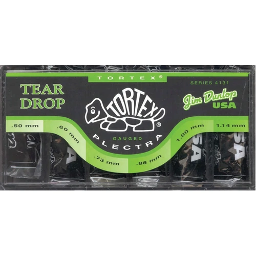 Jim Dunlop Tortex Tear Drop Picks P216 - 216-Pack