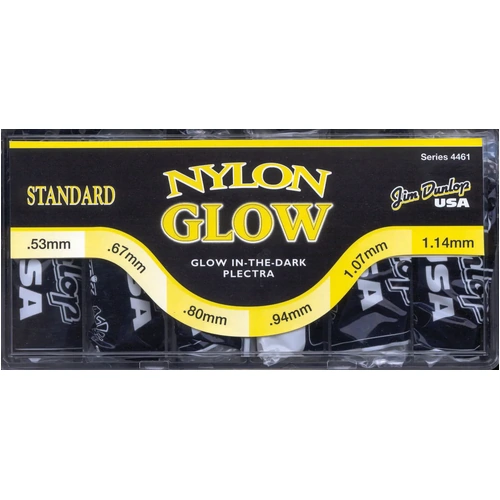 Jim Dunlop Glow Nylon Picks Q/P216