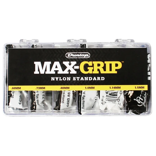 Jim Dunlop Max Grip Nylon Guitar Pick Display