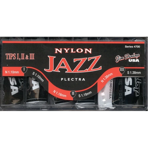 Jim Dunlop Nylon Jazz Picks - PICK DISPLAY NYLON JAZZ Q/P144