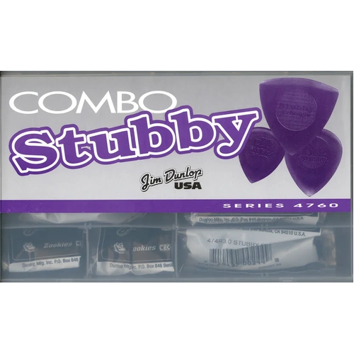 Jim Dunlop Lexan Stubby Composite Guitar Picks - P216, 216 Pieces