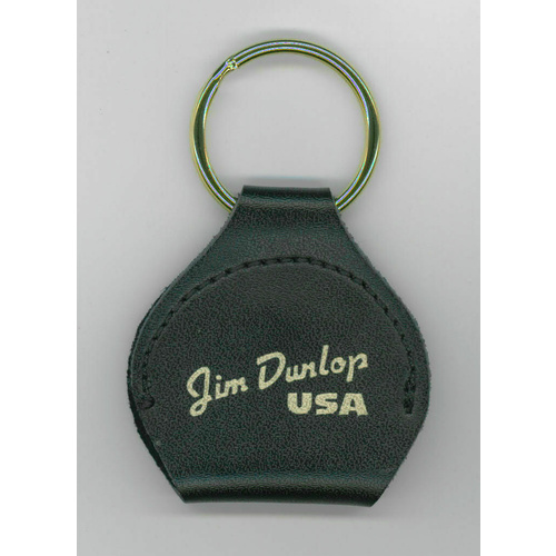 Jim Dunlop Leather Pick Pouch Keychain & Pick Carrier / Holder
