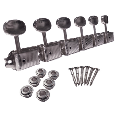 KLUSON Style Machine HeadS 6-I N-LINE Chrome