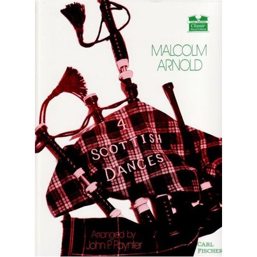 Scottish Dances 4 Arr Paynter Concert Band Score/Parts Book