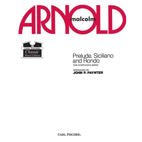 Prelude Siciliano And Rondo Concert Band 4 Score/Parts Book