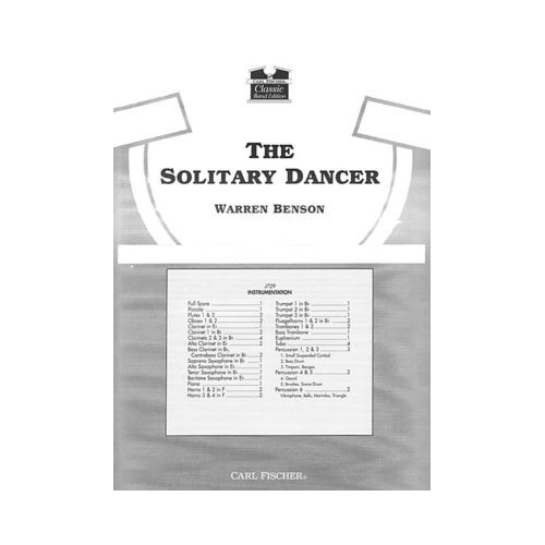 Solitary Dancer Concert Band Sheet Music Grade 4