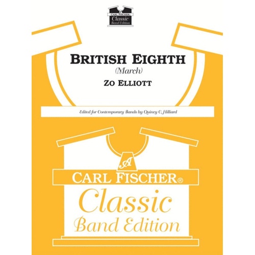 British Eighth March Arr Hilliard Concert Band  Score/Parts