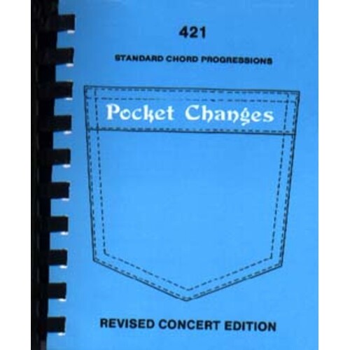 Pocket Changes 421 Standard Chord Progressions (Softcover Book)