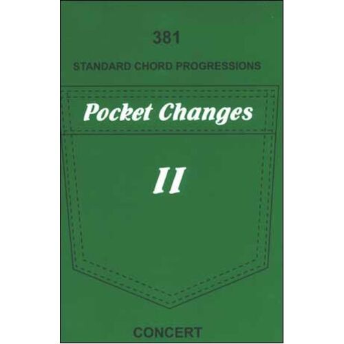 Pocket Changes Book 2 381 Std Chord Progressions (Softcover Book)