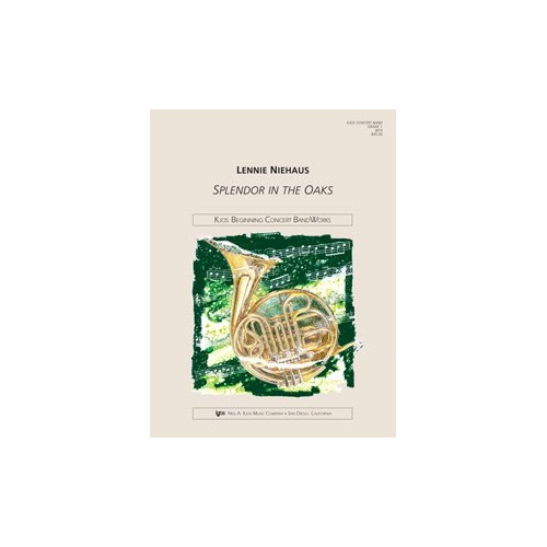 Splendor in the Oaks for Band by Neil A. Kjos Music Company, 1 Page