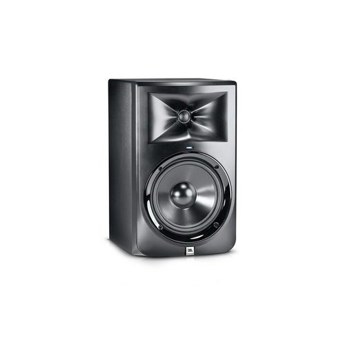 JBL LSR308MKII 8" Bi-Amplified Studio Monitor Speaker, 56W RMS, XLR/TRS Inputs, Magnetically Shielded, Soft-Dome Tweeter, Waveguide Design
