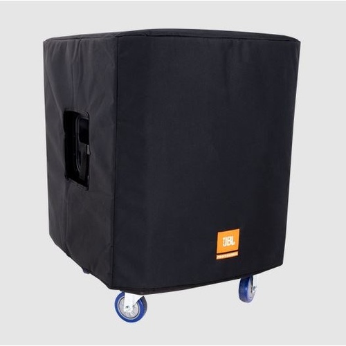 JBL PRX918XLF Slip-On Subwoofer Cover - Deluxe 600D Water-Resistant Fabric with Padding, Easy Transport Handles, Fits 15-Inch Powered Subwoofer