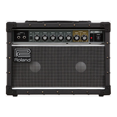ROLAND JC-22 Jazz Chorus Amplifier - Compact Stereo Amp with Classic Clean Tone & Dimensional Space Chorus Effect