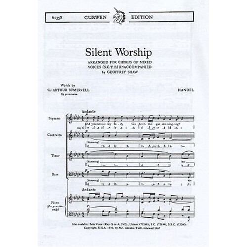 Silent Worship SATB