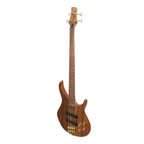 J&D Luthiers 21 Series 4-String Active Electric Bass Guitar Natural Satin JD-2100-OVMAH