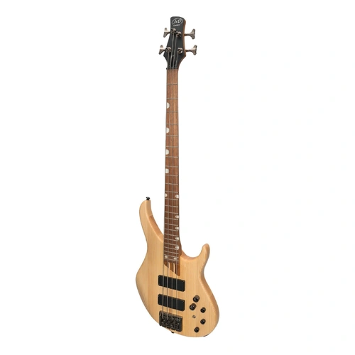 J&D Luthiers JD-4800-ASH '48 Series' 4-String Active Electric Bass Guitar Natural Satin