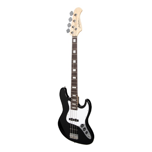 J&D Luthiers 4-String JB-Style Electric Bass Guitar Black JD-JB-BLK