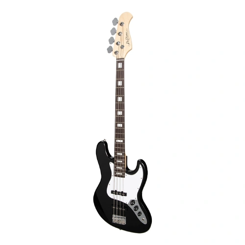 J&D Luthiers 4-String JB-Style Electric Bass Guitar Black JD-JB-BLK