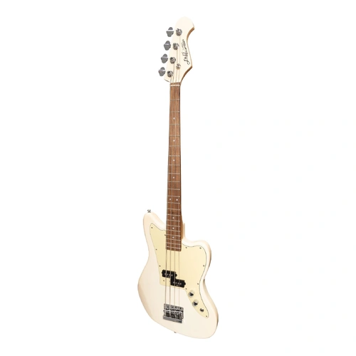 J&D Luthiers 4-String JM-Style Electric Bass Guitar Cream JD-JMB-CRM