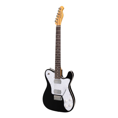 J&D Luthiers Deluxe TL Style Electric Guitar (Black)
