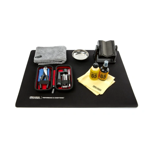 Jim Dunlop String Change Tech Kit - System 65 with Body & Fingerboard Care