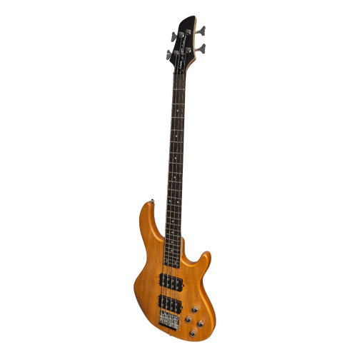 J&D Luthiers 4-String T-Style Contemporary Active Electric Bass Guitar Natural Satin JDL-CB1-NST