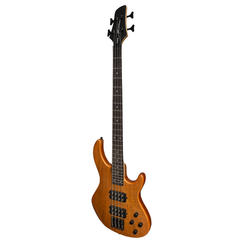J&D Luthiers 4-String M-Style Active Electric Bass Guitar Natural Satin JDL-CB4-NST