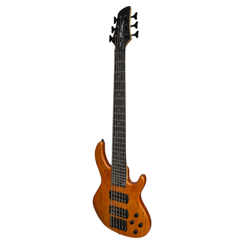 J&D Luthiers 6-String M-Style Active Electric Bass Guitar Natural Satin JDL-CB4/6-NST