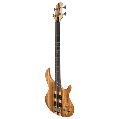 J&D Luthiers 4-String Neck Through Active Electric Bass Guitar Natural Satin JDL-CTNB3-NST